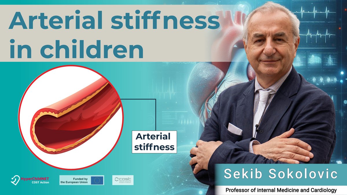 HyperChildNET's tweet image. Arterial Stiffness in children - causes, symptoms, treatment. Prof. Šekib Sokolović

youtu.be/t2skhqnthI0

#️⃣ #HyperChildNET #ArterialStiffness #ChildrensHealth #PediatricCardiology #HeartHealth #hypertensiontreatment