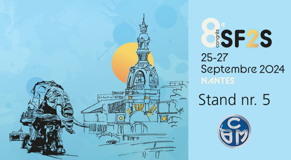 C.B.M. Srl sarà al Congresso #SF2S a #Nantes, dal 25 al 27 settembre 2024! Venite a scoprire le novità sulla #sterilizzazione.

C.B.M. Srl sera au congrès #SF2S à #Nantes , du 25 au 27 septembre 2024 ! Venez découvrir les nouveautés en #stérilisation.