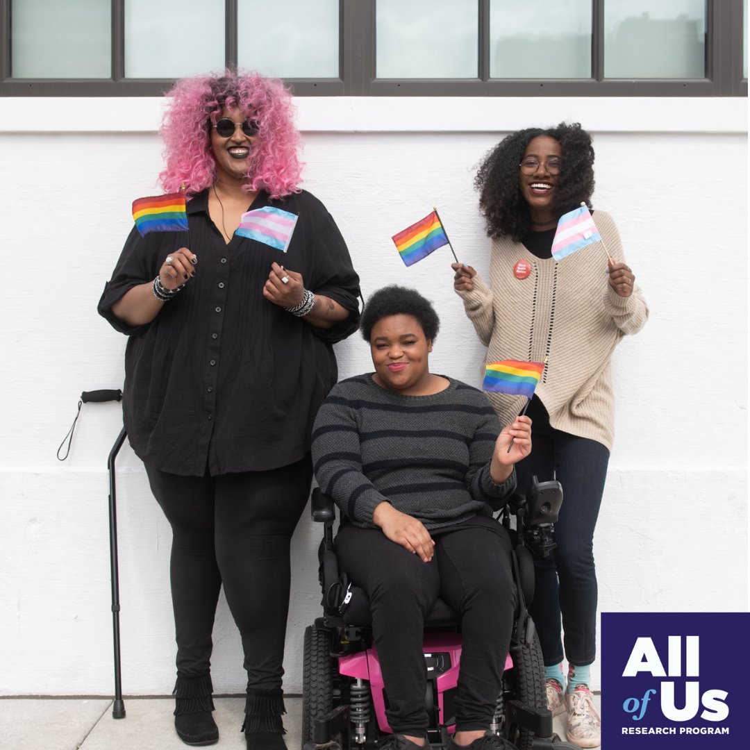 DYK-trans people are more likely to have a disability <a href="/AllofUsResearch/">AllofUsResearch</a> is helping us understand the health experiences of diverse communities. Join now + shape health history: bit.ly/AllofUsInclusi….
Image <a href="/AffectTheVerb/">Affect</a>
#TransHealth <a href="/AAHD1/">AAHD Disability</a>