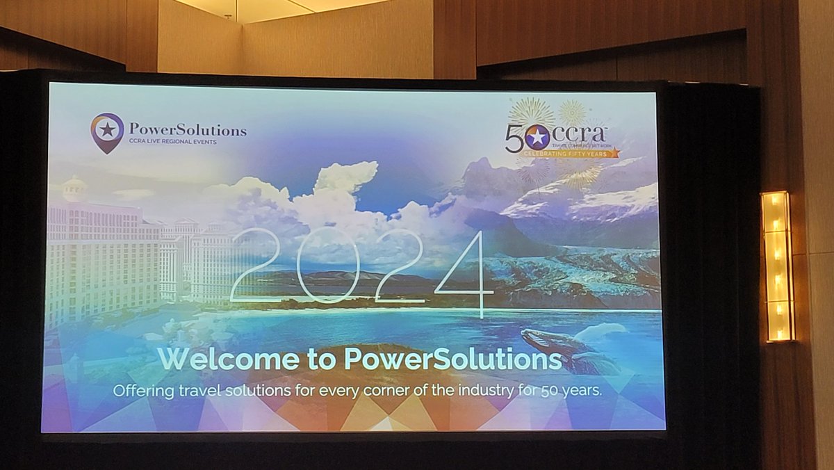hisincorporated's tweet photo. Always ready to #levelup on all things travel as @CCRA_Travel Powersolutions kicks off in Tysons Corner @HyattTysons! https://t.co/jZbKZcgS5u