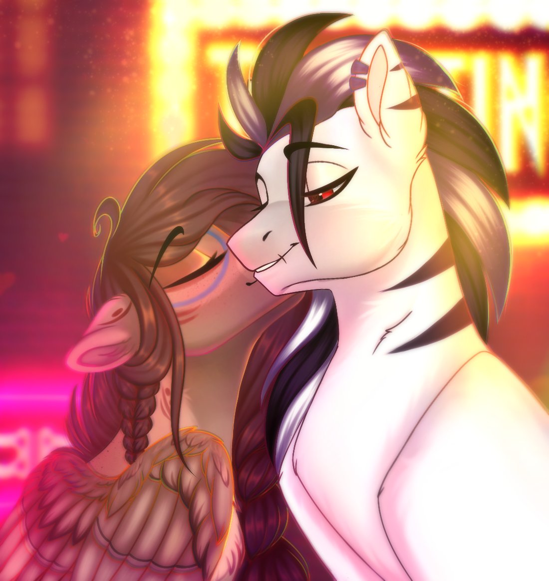 CloversDen's tweet photo. Thank you @TheBonePone for the beautiful arts!! Those two are so cute together!! #mlp #shipart #quebien #fwb
If you haven't yet, go commission them~ https://t.co/Fh00mM8HuK