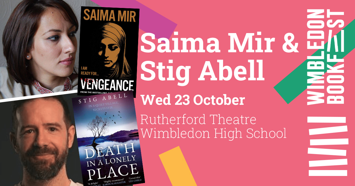 ed public relations (@ed_pr) on Twitter photo Crime fans, don't miss Saima Mir and Stig Abell as they talk intense thrillers & creative process at <a href="/Wimbookfest/">Wimbledon BookFest</a>
🗓️ 23rd October, 6.30pm at Wimbledon High School
Book your spot here 👉 wimbledonbookfest.org/events/saima-m… Crime fans, don't miss Saima Mir and Stig Abell as they talk intense thrillers & creative process at <a href="/Wimbookfest/">Wimbledon BookFest</a>
🗓️ 23rd October, 6.30pm at Wimbledon High School
Book your spot here 👉 wimbledonbookfest.org/events/saima-m…