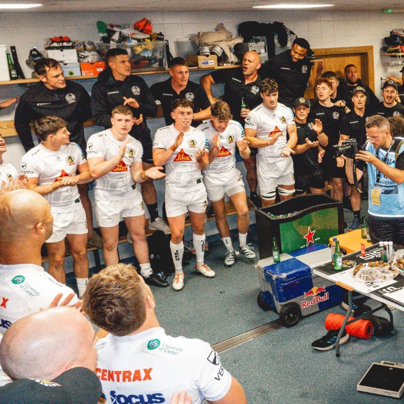 ExeterChiefs's tweet photo. How many times has everyone already re-watched the victory song? π
We go again next weekend against Ospreys!
#JointheJourney | #PreSeason24