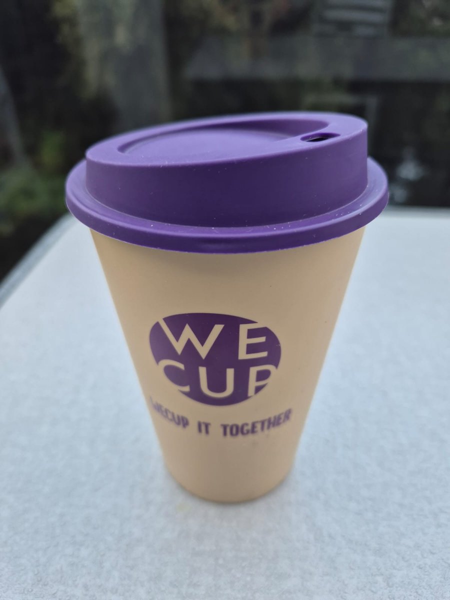ArthurtenWolde's tweet photo. Personal progress: last weekend I bought a 1 EUR WeCup, a fantastic Dutch reusable coffee cup. Besides good for the environment, it brings me a 13% discount on a 2,50 EUR cup of coffee (-25c for reuse, +10c for single-use). See https://t.co/FL2Z2RlCZB #reuse #packaging #SUPD https://t.co/itIi0npDKl