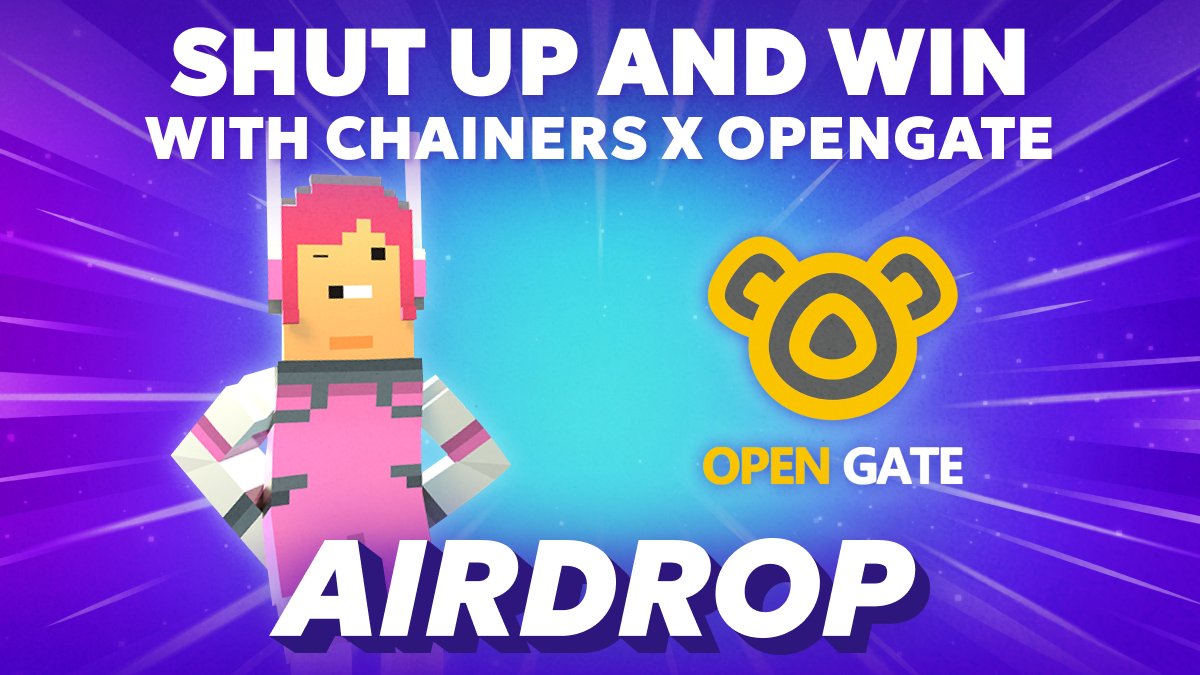 💸 EXCLUSIVE USDT AIRDROP 💸

CHAINERS x OPENGATE COLLAB 🍟🤝🐠

GEEEEEEET READY! 🤙 15O USDT up for grabs for 5 lucky winners! ❤️‍🔥

Here's how to claim your share:

🤳 Follow <a href="/ChainersGame/">Chainers</a> and <a href="/OpenGateLab/">OpenGate</a>
💗 RT &amp; LIKE this post
🍟 JOIN CHAINERS TG GROUP — t.me/ChainersNFT