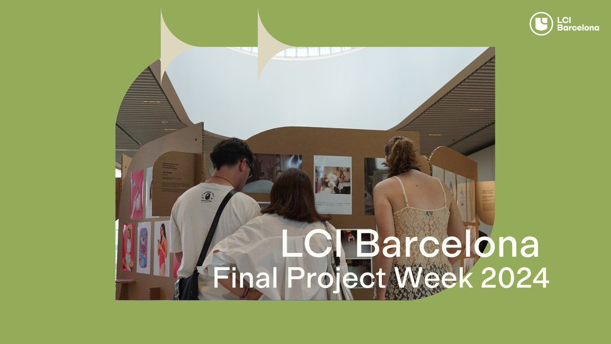 LCI_Barcelona's tweet photo. 🔝 The talent of our students from all disciplines shone during the LCI Barcelona Final Project Week 2024 this past June.
👏 Congratulations once again to all our new #LCIAlumni and the entire faculty of #LCIBarcelona!
📽️ Don't miss the recap video: https://t.co/8k4DcY3RKg. https://t.co/1EKgxKI3Ck