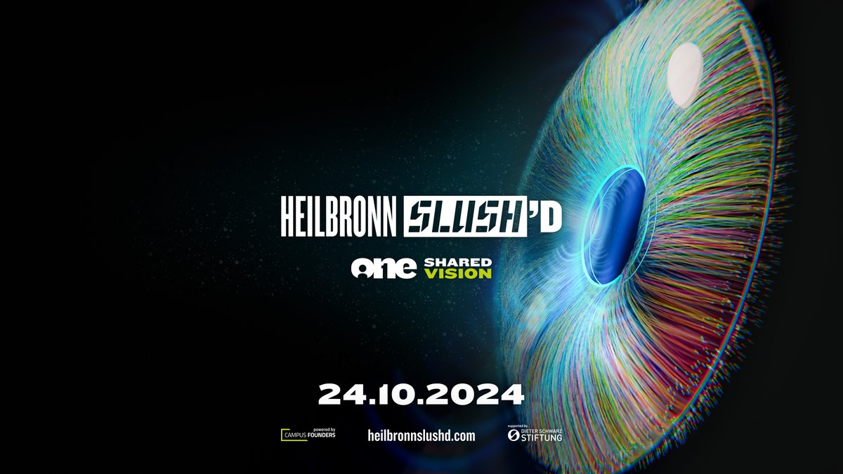#OneSharedVision, Heilbronn Slush‘D is the ultimate #festival for innovative #startups, forward-thinking #investors, cutting-edge companies, leading institutes and the next generation of #founders. Bringing together the who’s who in the ecosystem. 🔥
👉heilbronnslushd.com