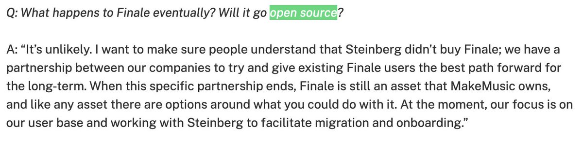 JacobGarchik's tweet photo. @JordanJ22178651 @thisisbenphelps @juddgreenstein pouring cold water on the hopes that .mus might become open source. It's almost as if they are holding the file format for ransom. https://t.co/tVNwAZQNxT https://t.co/kG9EwjSEPs