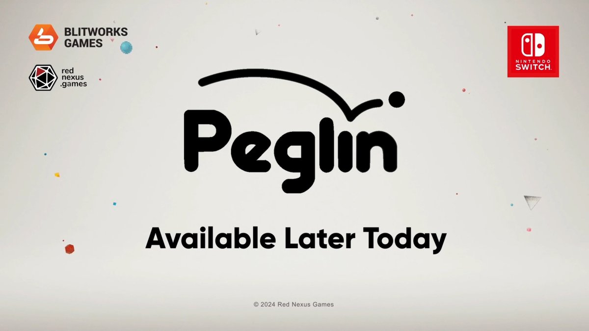 Peglin out today (switch timed console exclusive)