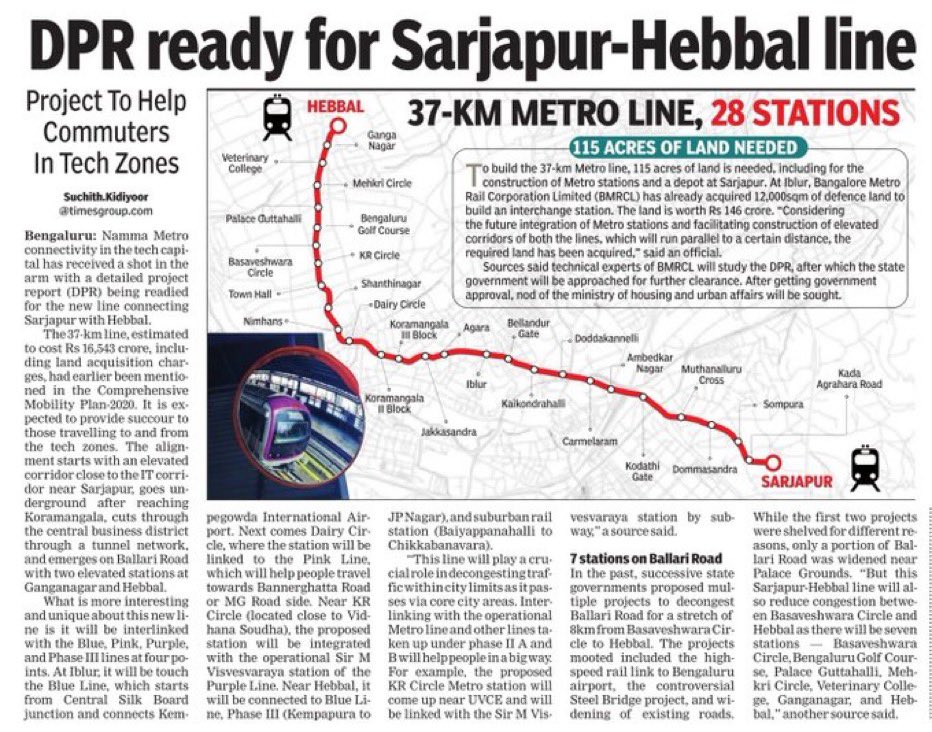 Pls signup the petition to #Decongest #SarjapurRoad by expediting #Phase3A.
Lets insist our elected representatives of the area i.e. <a href="/PCMohanMP/">P C Mohan</a> <a href="/DrCNManjunath/">Dr.C.N.Manjunath</a>, the Hon ministers <a href="/DKShivakumar/">DK Shivakumar</a> <a href="/VSOMANNA_BJP/">V. Somanna</a> &amp; the MD of <a href="/OfficialBMRCL/">ನಮ್ಮ ಮೆಟ್ರೋ</a> to deliver!

bit.ly/46YLPCp