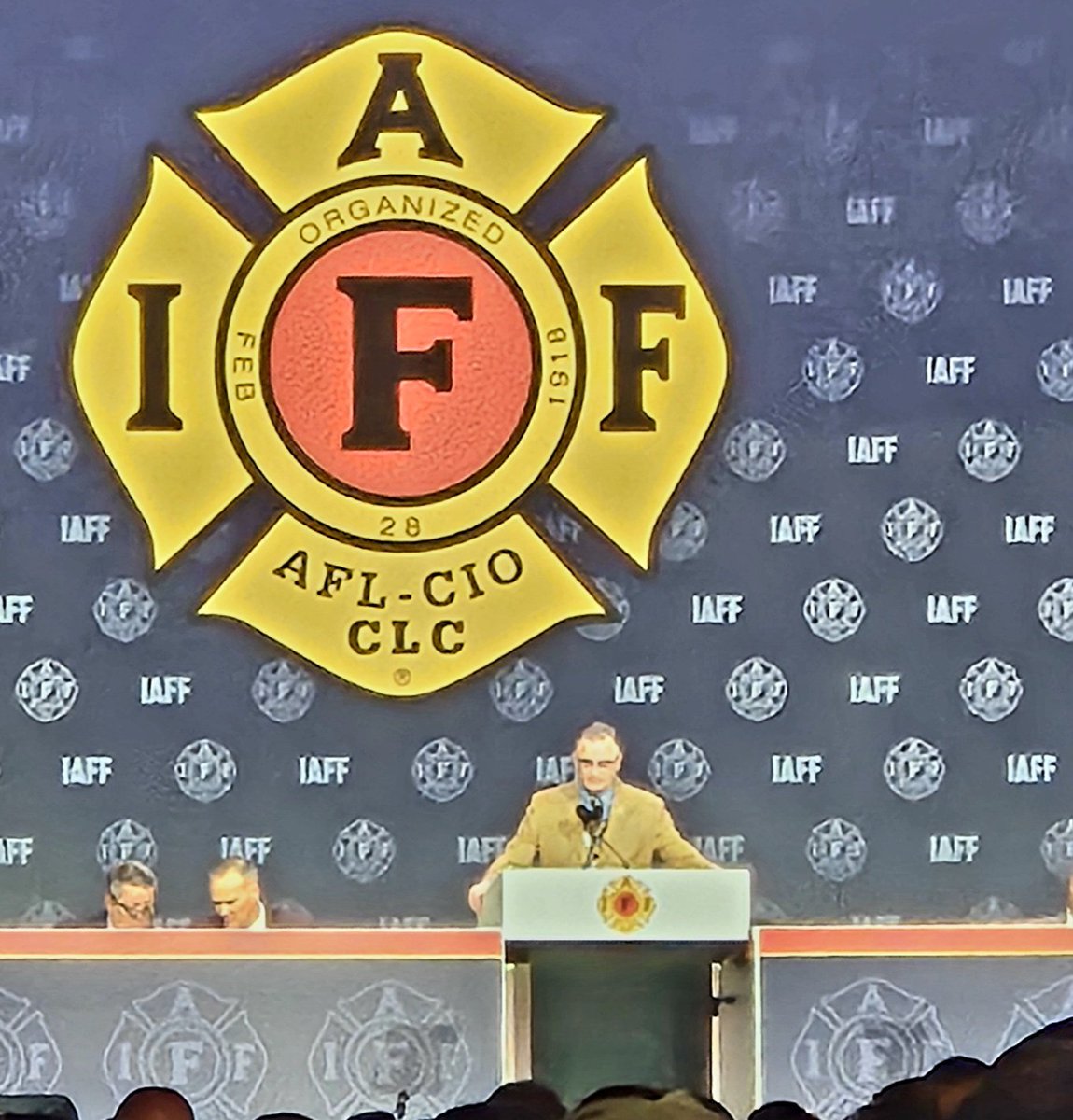 Day 2 of the <a href="/IAFFofficial/">International Association of Fire Fighters</a> convention is off and running.  Big day today.  Many resolutions to get through.