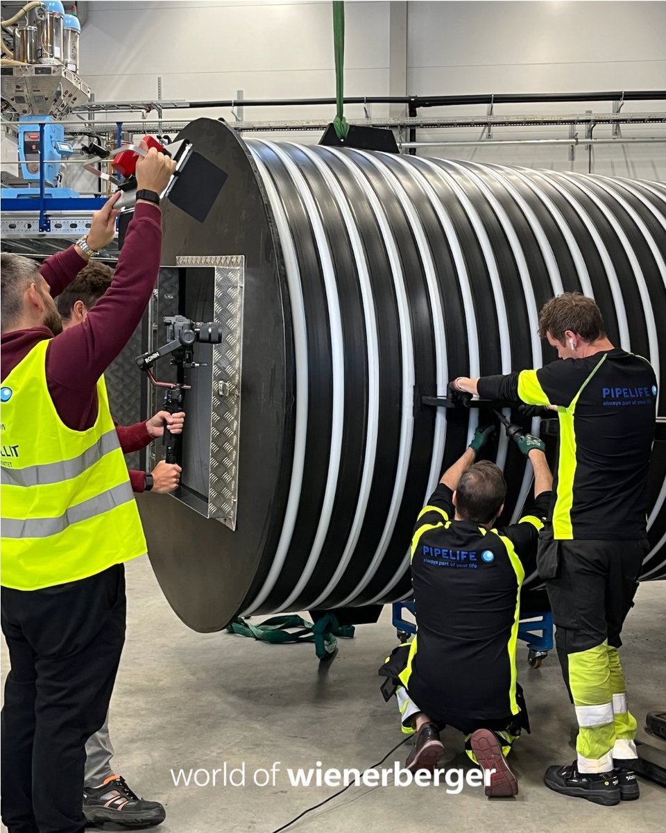 wienerberger's tweet image. An example of state-of-the-art production technology. 🏭📸
The Swedish journey of our communications team continues. Today they visited our flagship factory in Ljung, Sweden, the largest #pipefactory in the region.
#worldofwienerberger #sustainablepipingsolutions #pipelifesverige