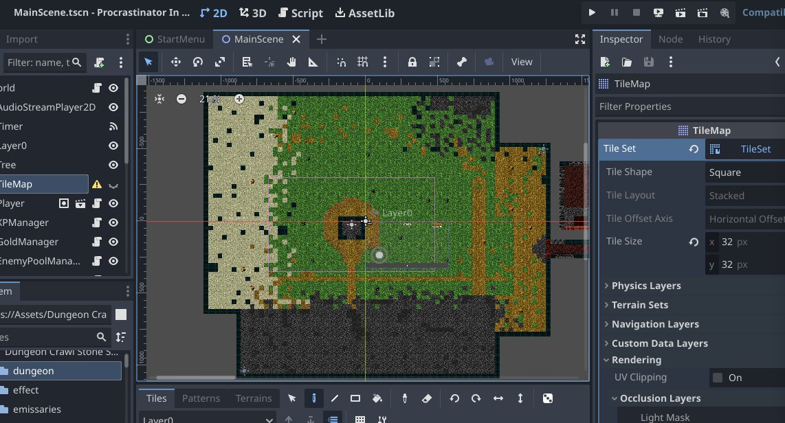 🚀👾 Currently diving deep into the development of my game Procrastinator in Hell using #GodotEngine! 🕹️🔥 Excited to bring this unique adventure to life—more updates coming soon! Stay tuned! 🎮 #gamedev #indiedev #madewithgodot