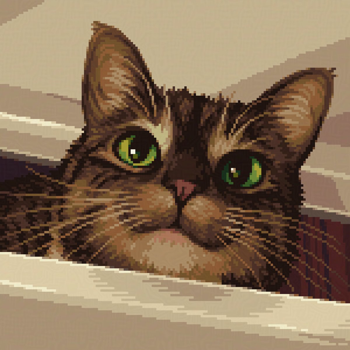 TofuPixel's tweet image. cat #pixelart gift for my friend in 2022