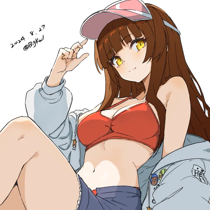 ヘレナ #艦これ版深夜の真剣お絵描き60分一本勝負 #艦これ版真剣お絵描き60分一本勝負_20240827