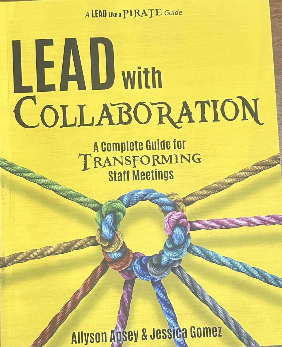kcyprian123's tweet photo. #lbcncsreads
Lead with Collaboration 
No one likes boring, unproductive meetings. Teachers are busy and staff meetings need to impact them NOW. This book gives administrators tools to help make those meetings what they should be. https://t.co/l0MDUJhdZn