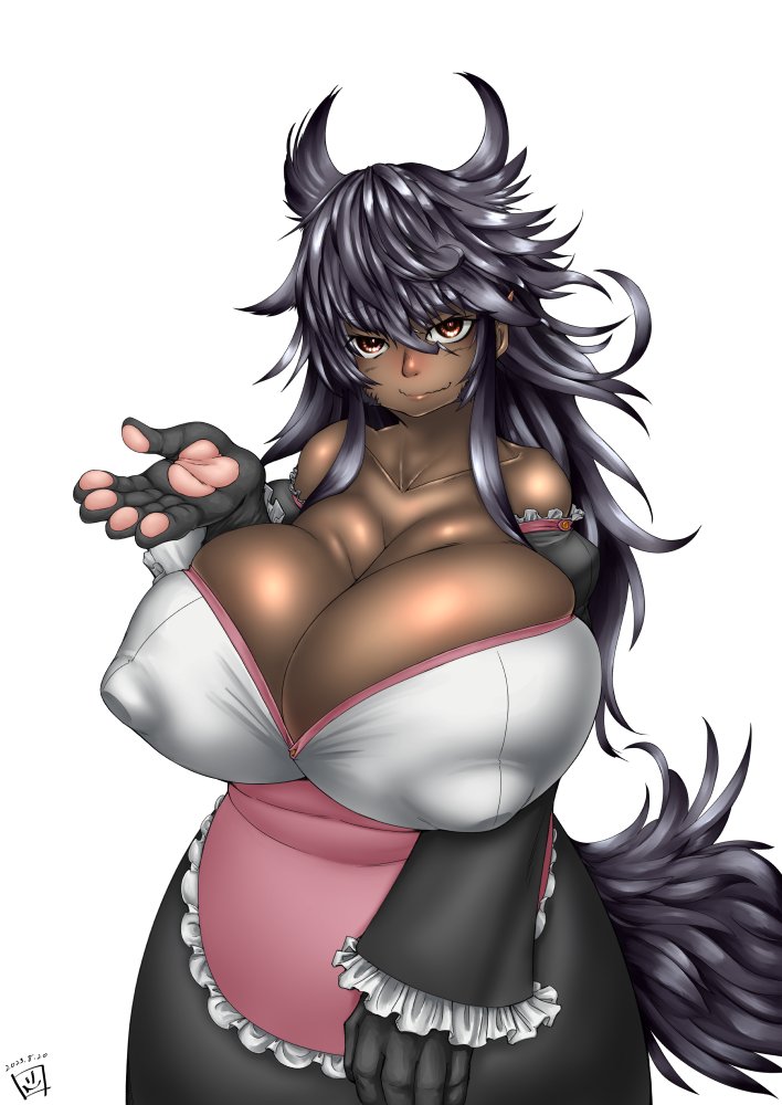 #あなたのデカパイ作品を見せてください 
…割と常識の範囲内なのでは?(感覚麻痺 