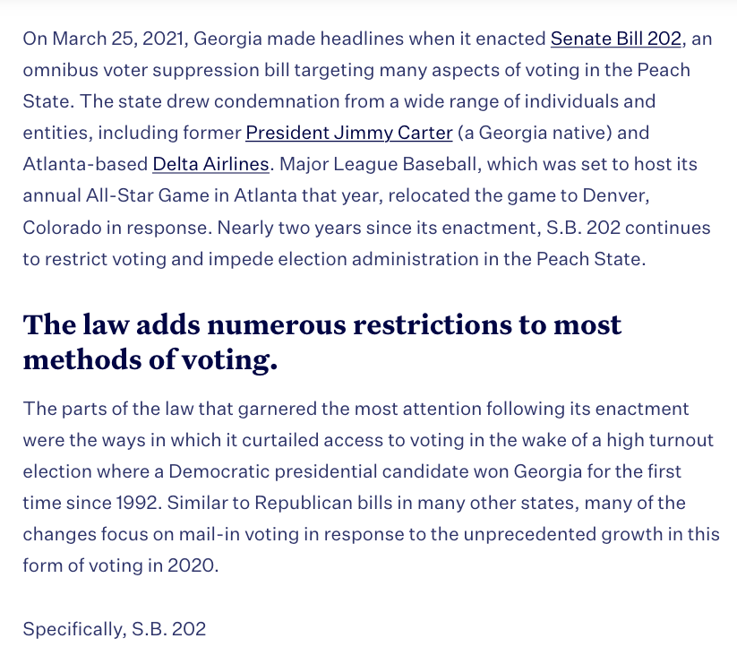 bywillpollock's tweet photo. UPDATE: Marie in Atlanta on @StephMillerShow and I are vibing. Raffy was REMOVED from presiding over Ga. elections, dictated via #HB202 and signed by...
Brian Kemp.
yep, Kemp's entire existence is "political theater"
via @marceelias & @DemocracyDocket https://t.co/zQZcv8CDwc https://t.co/QiiTCdOhvx
