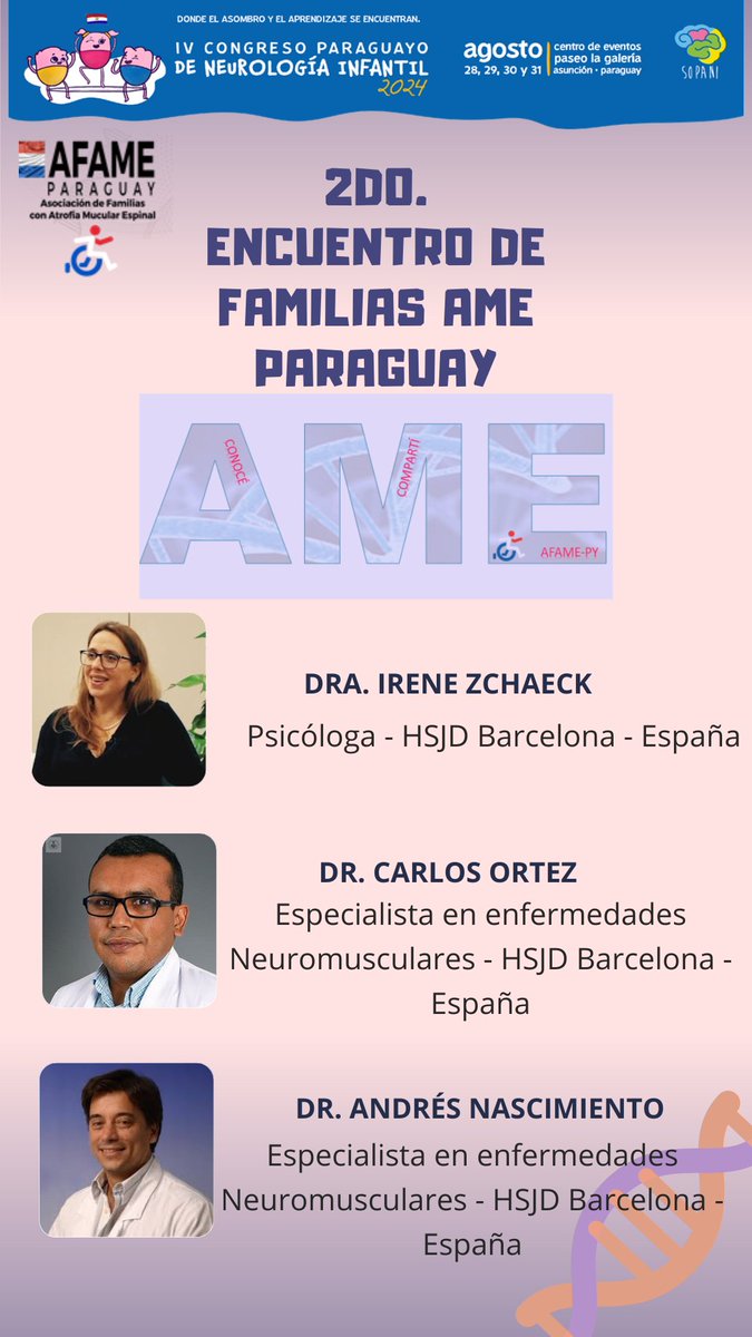 AfamePy's tweet photo. AGOSTO: Mes de concientización de la Atrofia Muscular Espinal AME 💜 https://t.co/6hjOEGyNDo