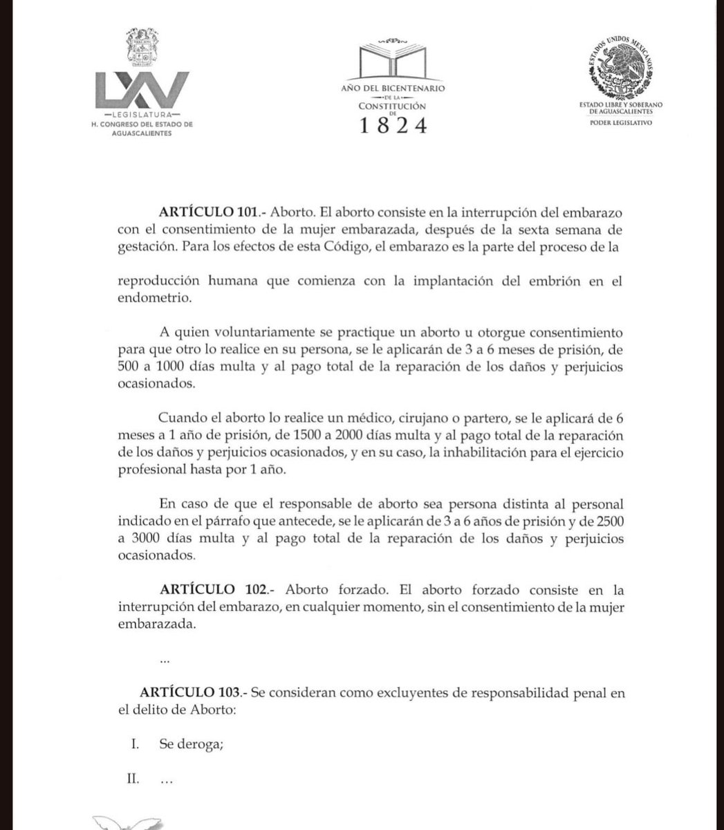 Monica_Cerbon's tweet image. Mañana, en sesión extraordinaria del Congreso de #Aguascalientes, diputadxs votarán contrato multimillonario del gobierno de @TereJimenezE con la fraudulenta Next Energy; y un dictamen que disminuye de 12 a 6 semanas el aborto, recién legalizado en el estado. Ambos planchados.