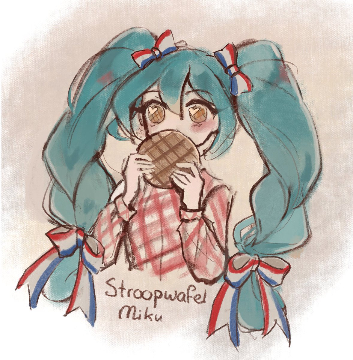 Dutch Miku as Stroopwafel Miku :>