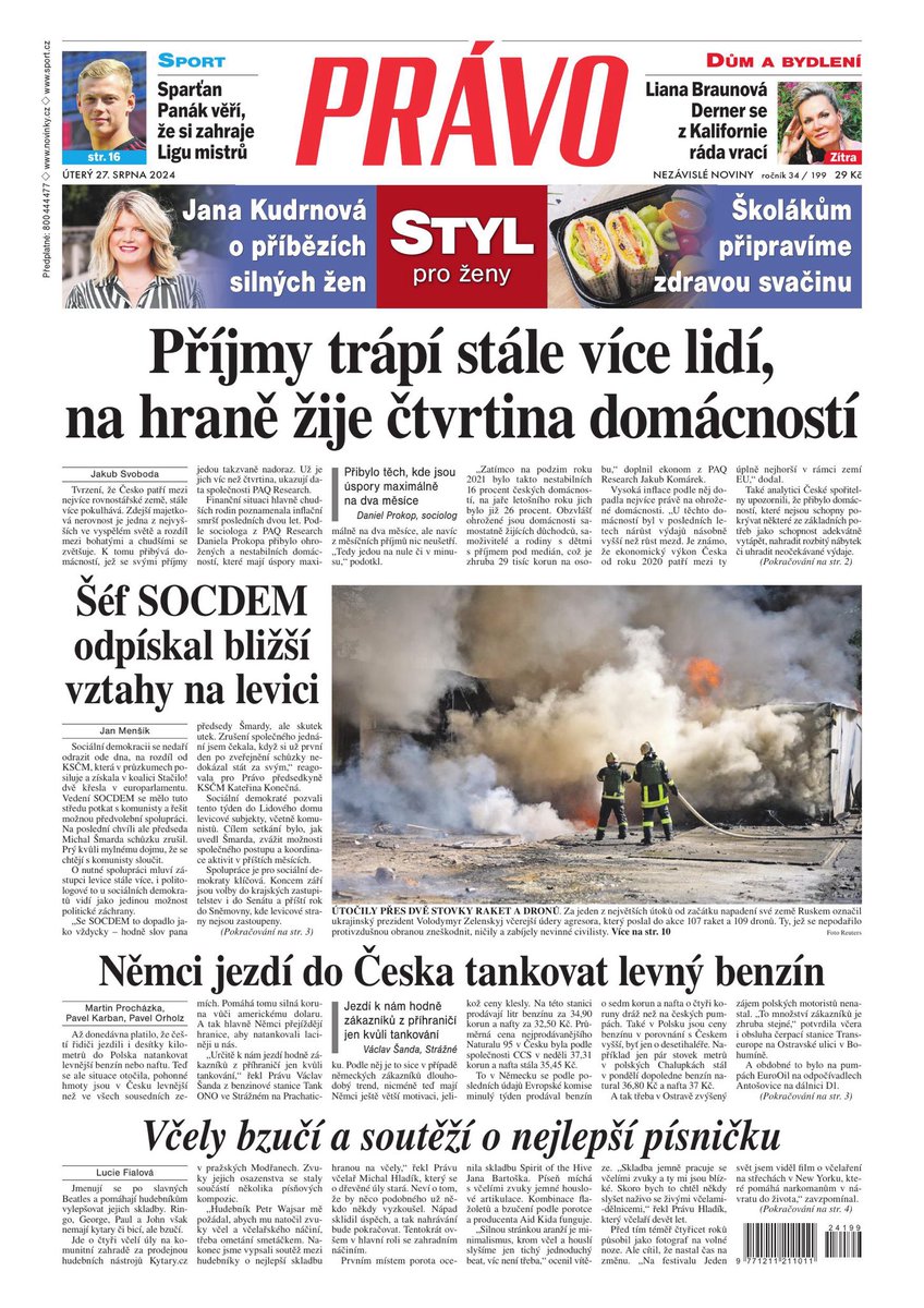 Dostat se s firemní zahrádkou na titulní stranu Práva je majstrštyk 🏆 Nic se tím, ale nemění. Hudebni nástroje budeme prodávat dál.