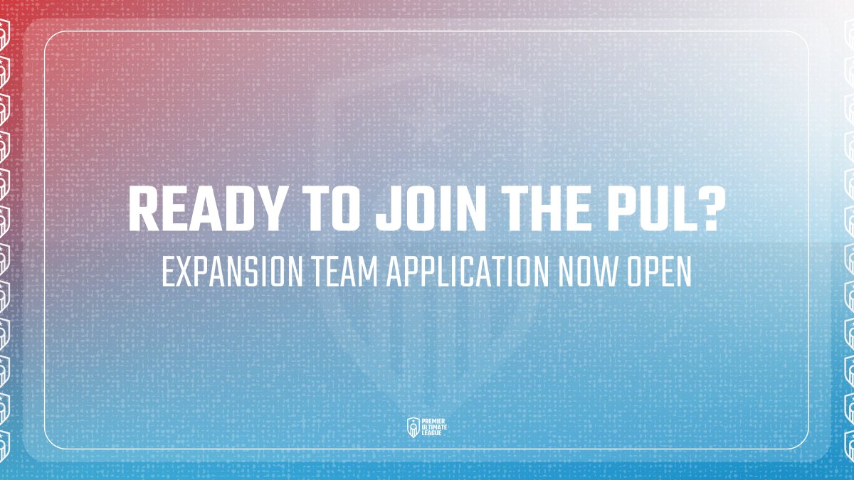The Premier Ultimate League is seeking to add at least one new team to the league in 2025.

If you are interested in starting a team and/or part of a team that is interested in joining the PUL, check out our website to learn more: premierultimateleague.com/news/applicati…