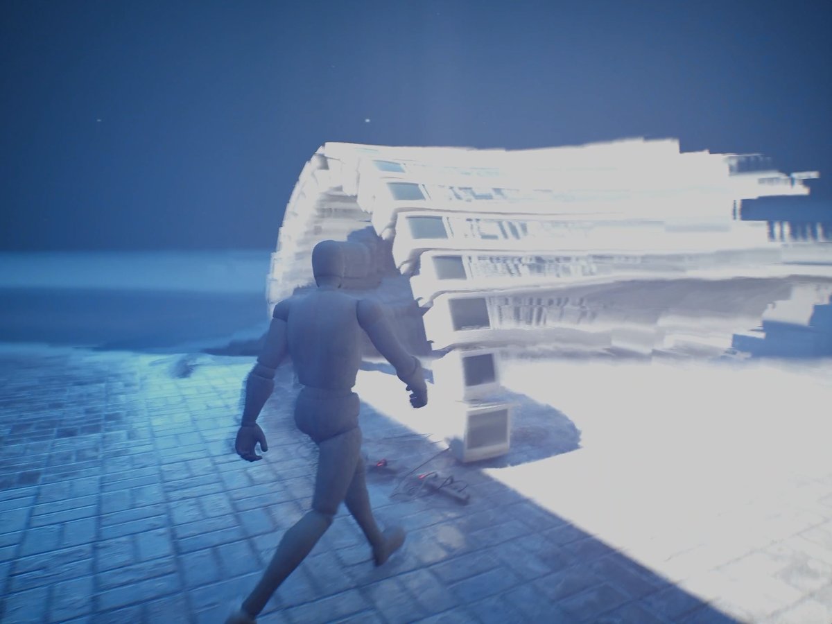 Jam2go's tweet photo. New Video! "Real-Time Datamoshing in Unreal" 

link in the follow up! https://t.co/tfybgrkKvN
