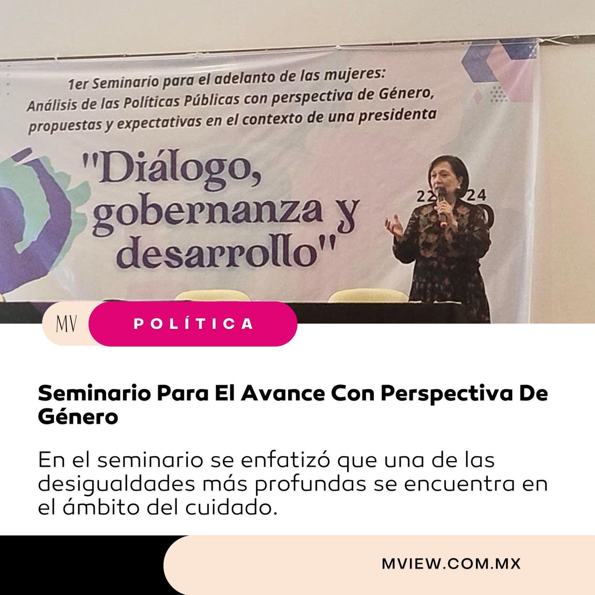 MVIEW_MX's tweet photo. #Deinterés | @amaliagarciamx exgobernadora de Zacatecas, enfatizó que una de las desigualdades más profundas se encuentra en el ámbito del cuidado.
Las mujeres asumen la mayor parte de esta responsabilidad sin reconocimiento ni compensación.
👇
https://t.co/1nWfcgnvMO
#MVIEW https://t.co/NsaUJegTLz