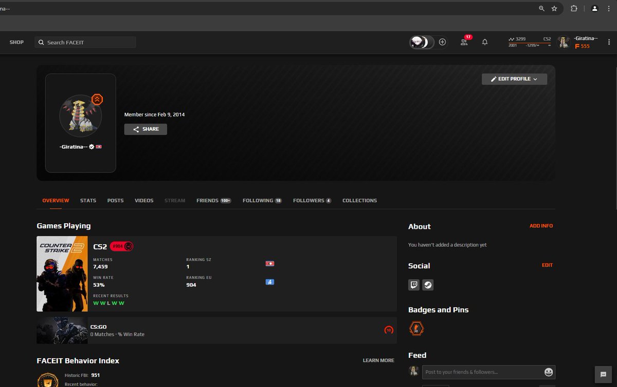 Humildemente consiguiendo los objetivos esperados. Proximo objetivo top 1 EU.