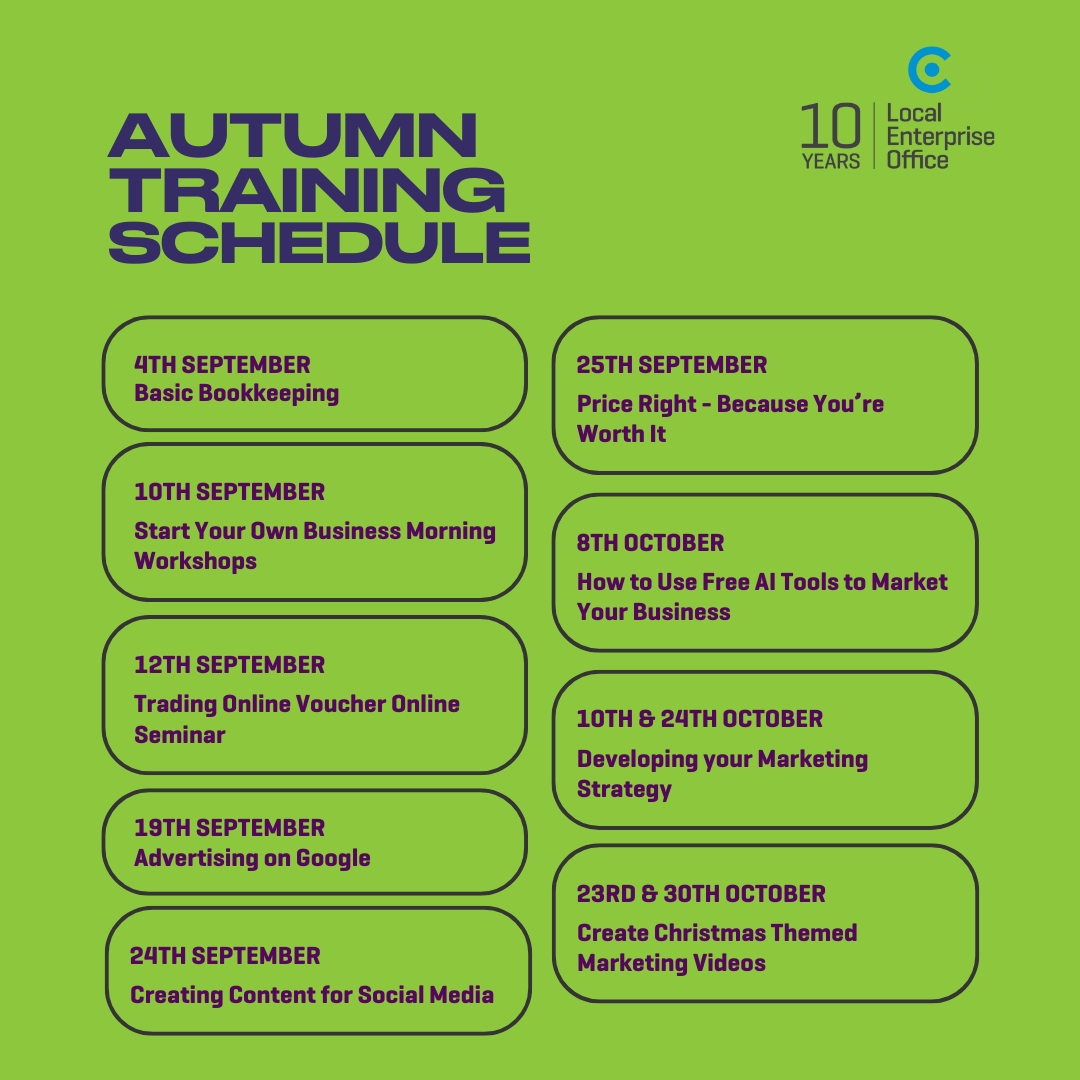 LEOcavan's tweet image. Browse our fantastic selection of training courses coming up this Autumn! Secure your place now at i.mtr.cool/vareejpdzn

#businesstraining #autumnevents