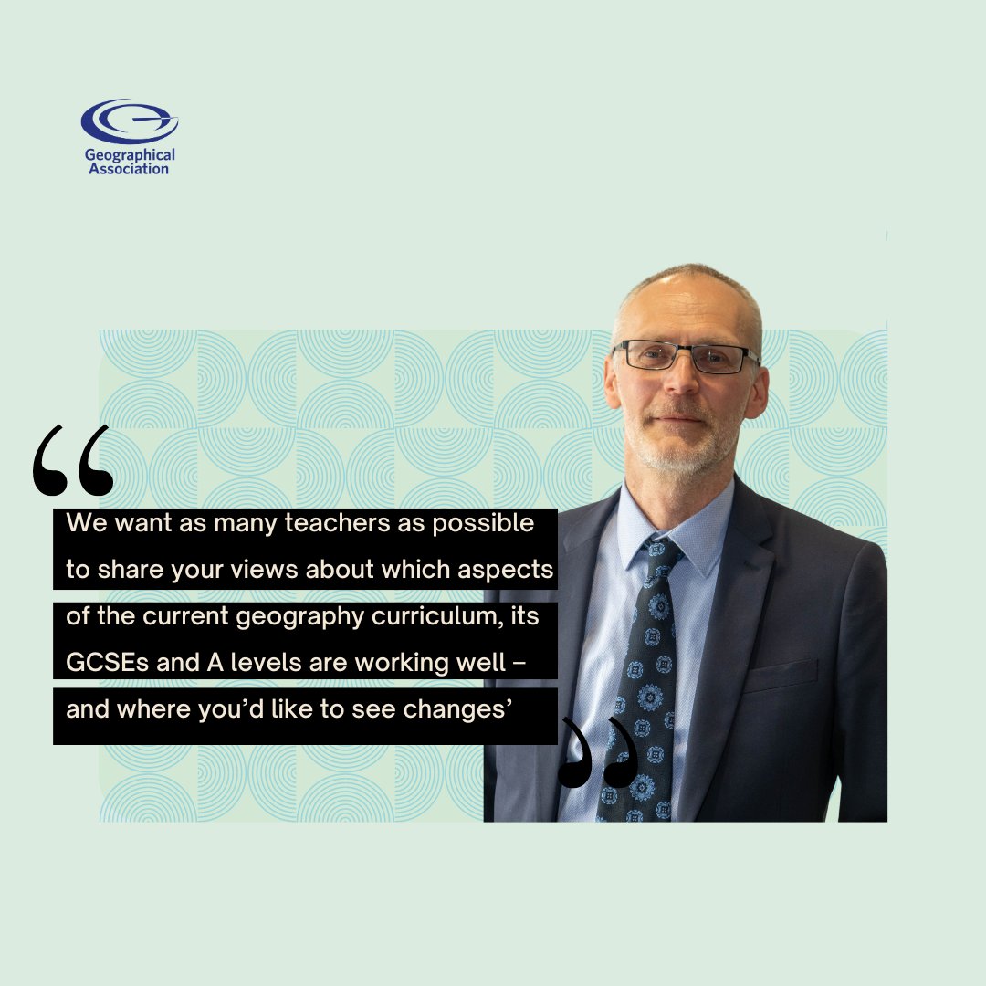 Following the announcement of an independent review of Curriculum and Assessment,  the Geographical Association wants to hear your views on the geography National Curriculum and GCSE and A level content and assessment.

Link: geography.org.uk/geography-curr…