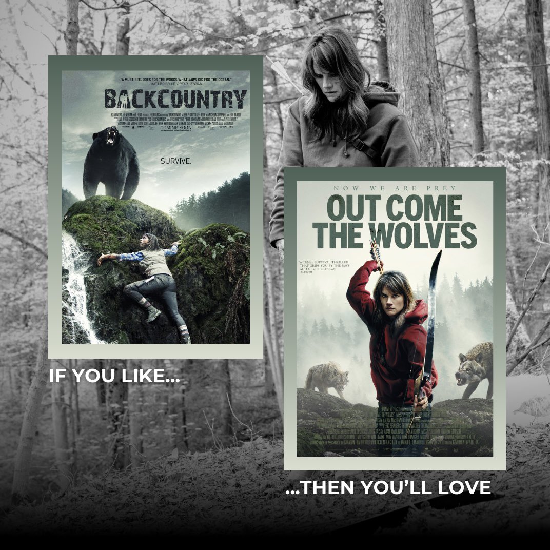 Into thrill-inducing wilderness survival? We've got you. 🏕️

If you loved director Adam MacDonald and star Missy Peregrym’s exhilarating ride, BACKCOUNTRY, then their new thriller, OUT COME THE WOLVES, is the film for you. In theatres and on demand August 31.