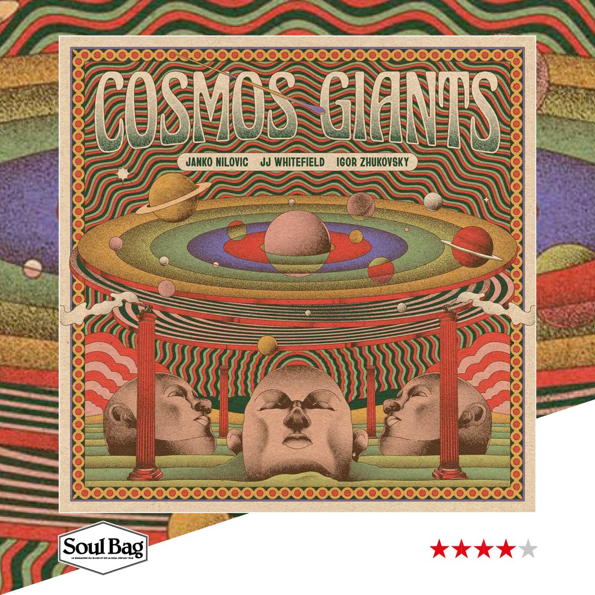 [review] <a href="/janko_nilovic/">Janko Nilovic</a>, JJ Whitefield, Igor Zhukovsky, Cosmos Giants
★★★★
Après avoir laissé Janko, JJ, et Igor faire des albums en solitaire ou, parfois, associés, <a href="/BROCRECORDZ/">Broc Recordz</a> a eu la bonne idée de tous les assembler.
🔗 soulbag.fr/janko-nilovic-…
✍ Franck Cochon