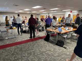 esu1's tweet photo. Area principals are here today. Their agenda includes continuous improvement, Strategies for 
Successful Teaching, Artificial Intelligence and various other breakout sessions. https://t.co/BKqIj0wqpg