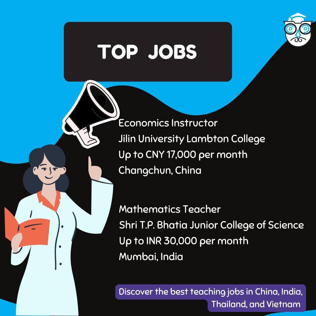 schoo_ped's tweet photo. #Jobs #teachers #China #India #hiring #teacherwishlist #JobOpportunities https://t.co/gognJNVg8o