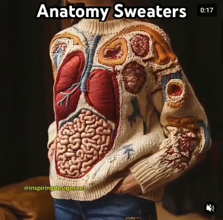 LKraskowski's tweet photo. Po swetrach dziurawych, które pojawiły się wraz z modą na dziurawe #spodnie, przyszła pora na #swetry anatomiczne. Ponieważ mam NRD-owskie poczucie humoru, jestem oczarowany. :-) https://t.co/xk1KGtq0BO