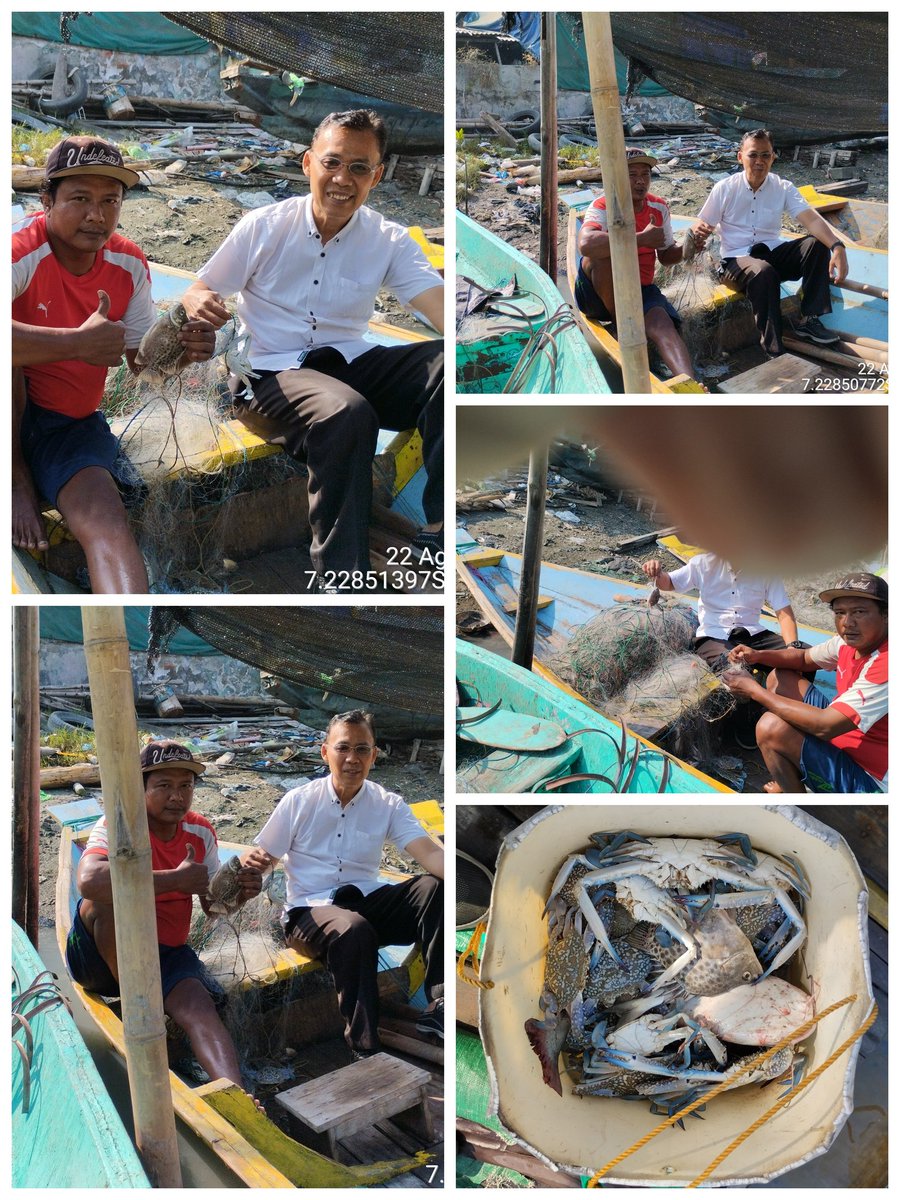 mjupri99's tweet photo. Kamis (22/8/2024),M.jupri PP.Surabaya, (Mardianto .KUB Bintang Samudra ) Morokrembangan Kec.Krembangan, Hasil Tangkap Rajungan 4 kg.Size 8-10/Kg.harga  45.000.
#GiatLuhkanSatminkalBanyuwangi.
#Tangkap
#Surabaya https://t.co/hhKwVU1BN9