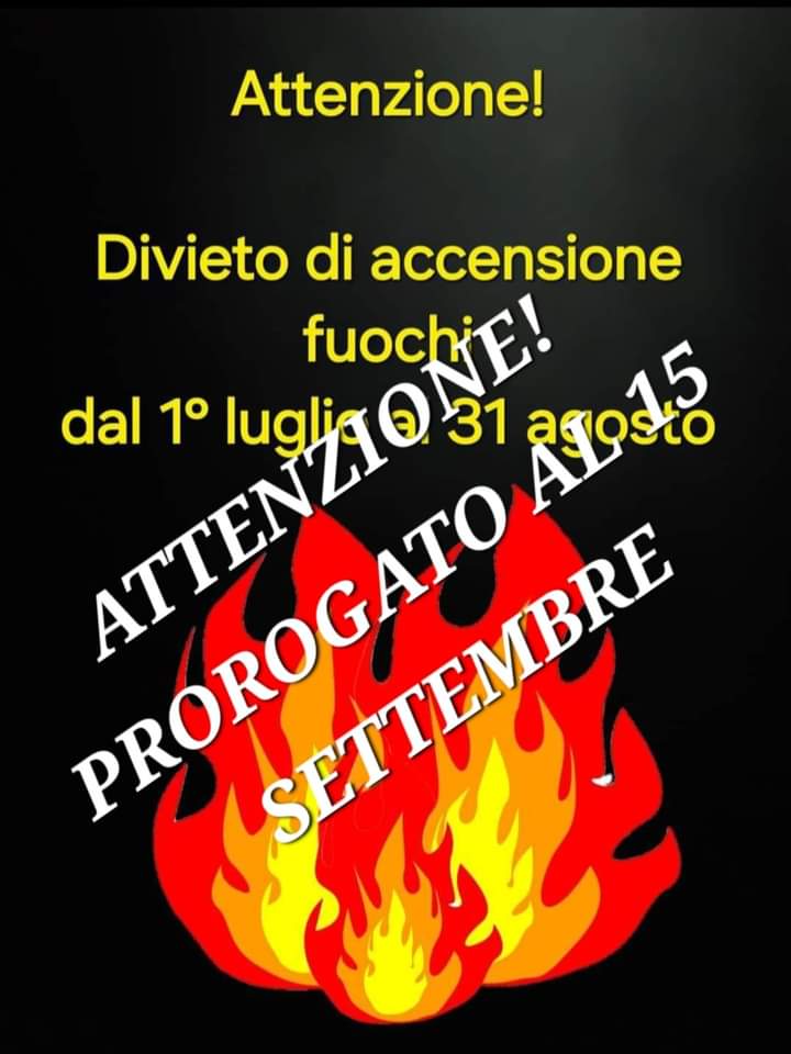 #divieto #accensione #fuochi
#antincendioboschivo 
#RegioneToscana
#proroga

<a href="/follower/">follower</a>