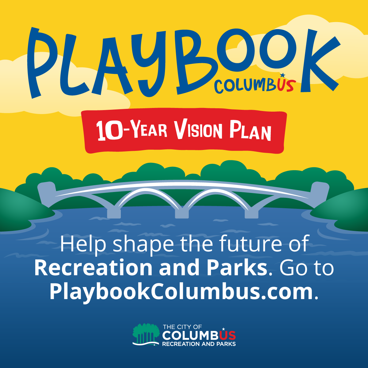ColsRecParks's tweet photo. Take the Playbook Columbus 10-year vision plan survey! 🌳🍃

Your comments &amp; votes will provide a roadmap for the future of play, parks &amp; open space! Completing the survey enters you into a drawing to receive a $25 Activenet gift code.

Take the survey: https://t.co/yF7wcavsl5 https://t.co/rYF99ehgbA