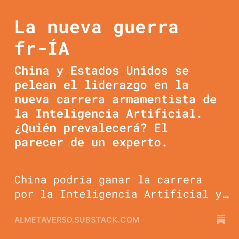 PaoloMiscia's tweet image. Ya salió el nuevo artículo de @almetaverso 
-
almetaverso.substack.com/p/la-nueva-gue…