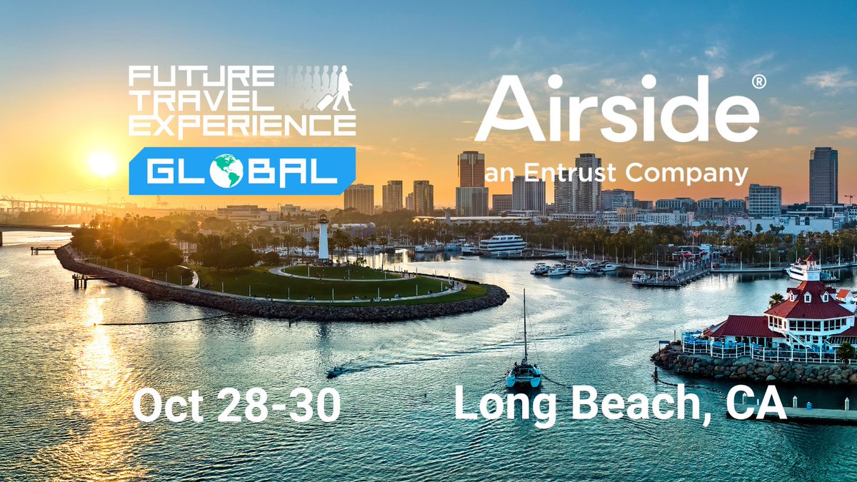 Did you know that the average temperature in Long Beach is 74℉ with 345 days of sunshine? ☀️

When you’re not soaking up the sun, join the Airside team at <a href="/FutureTravelX/">Future Travel</a>, Oct 28-30, booth C18, and we’ll show you the latest in digital identity.😎

#FTE #digitalidentity #mobileID
