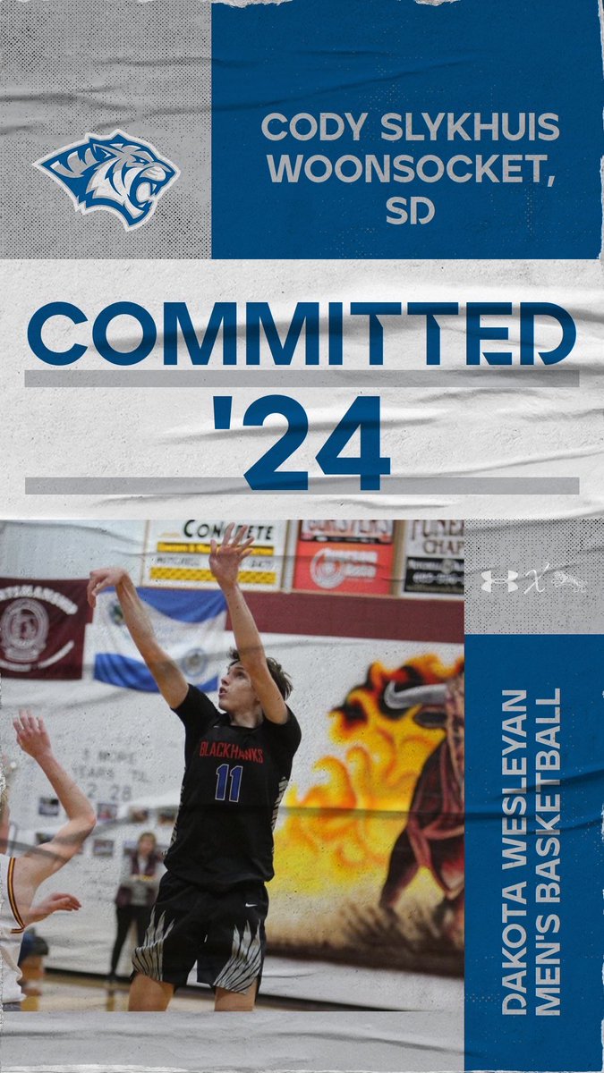 Signed, Sealed &amp; Delivered! Arrived to <a href="/DakotaWesleyan/">Dakota Wesleyan</a> &amp; <a href="/dwusports/">DWU Athletics</a> . Cody arrives from Woonsocket, South Dakota!Cody was the DPOY for his team and accumulated 11 varsity letters across 3 different sports! Welcome to DWU <a href="/CodySlykhuis/">Cody Slykhuis</a>!