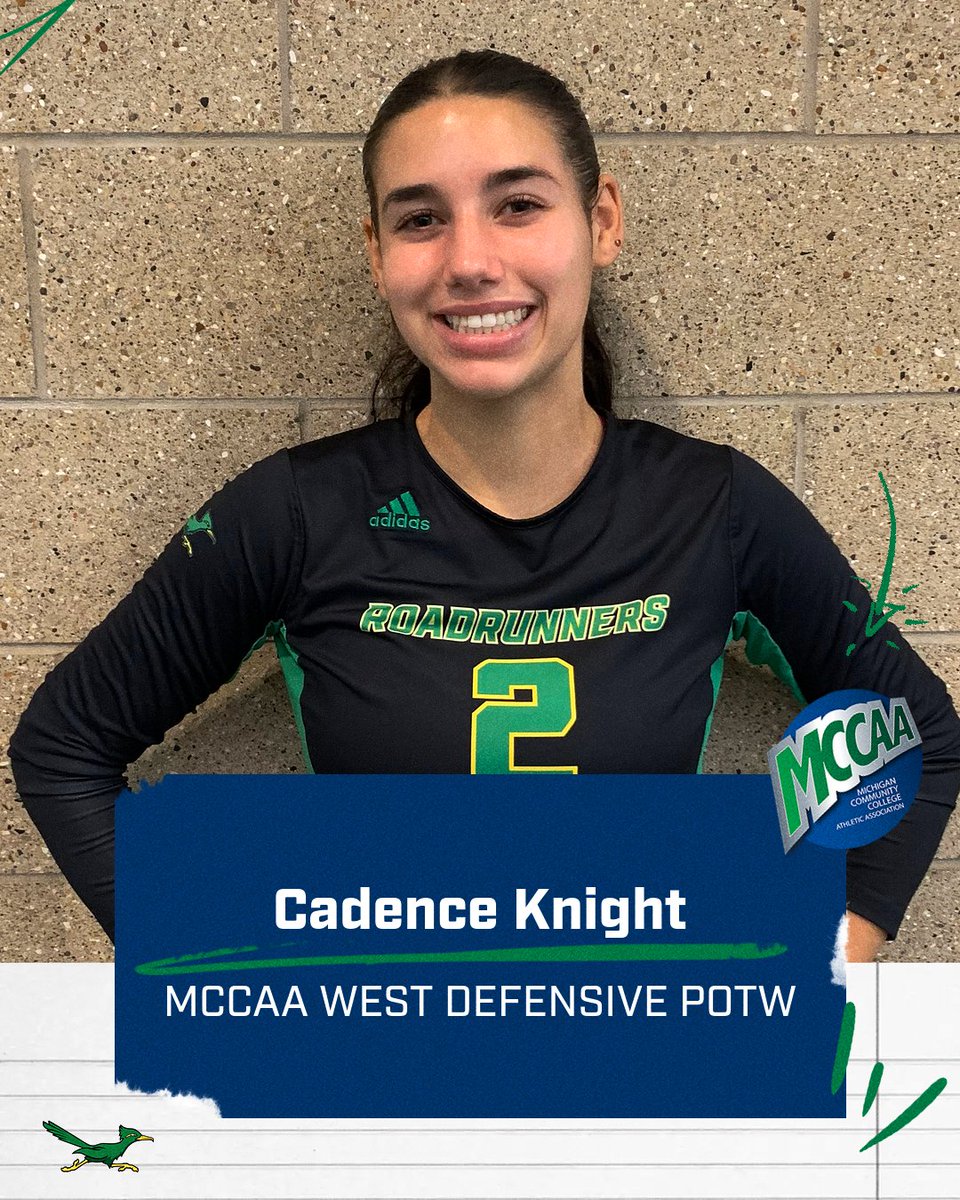 🏐 #MCCAAPOTW

We have a Roadrunner sweep for the MCCAA West Volleyball Players of the Week!

Offensive POTW: Josie West
Defensive POTW: Cadence Knight