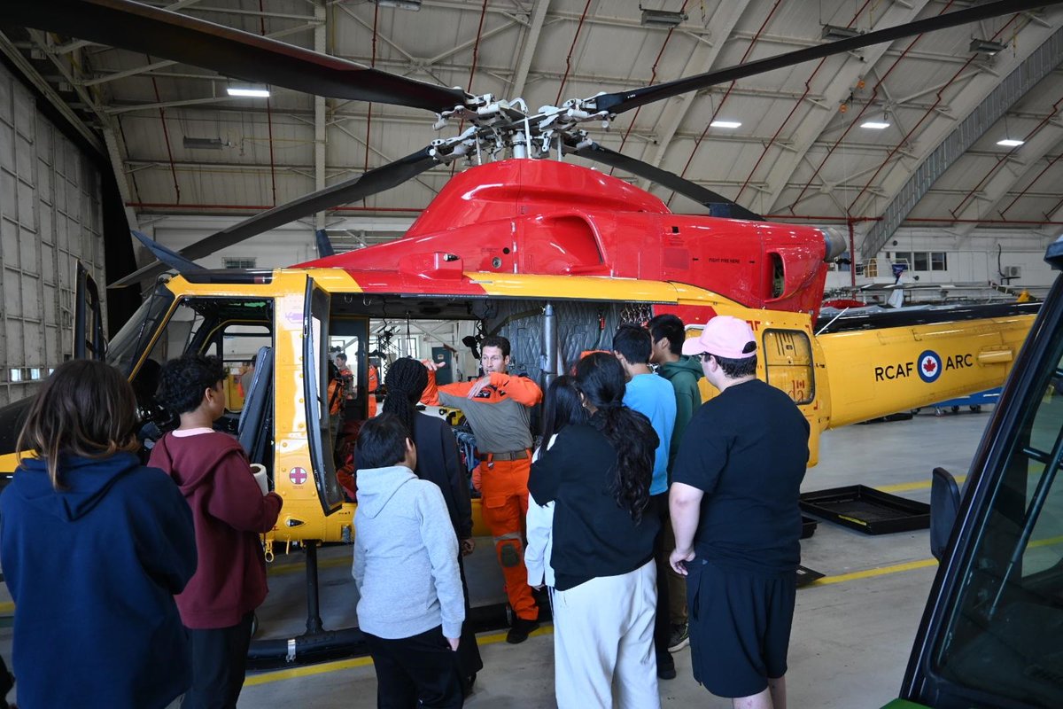 Pathways to Flight’s 4th leg led us to 8 Wing Trenton, where we explored military aviation, getting up close with the impressive C-130 Hercules, pilots, SAR Techs &amp; and other experts within the <a href="/RCAF_ARC/">Royal Canadian Air Force</a>. Many thx to everyone who made this possible!  <a href="/COPSandKIDSca/">ProAction Cops & Kids</a>  <a href="/danos1978prp/">Inspector Peter Danos, Peel Police</a>