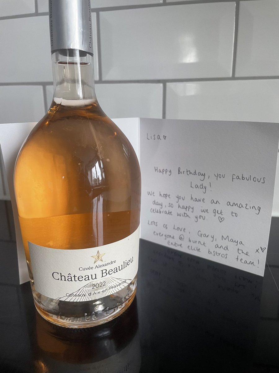 shakester's tweet photo. What a nice surprise when I went up pick up my birthday presents today from @BuRntTruffle 
How lovely of you all, thank you so much @Elite_Bistros 🥰 I had a day I’ll never forget (well I may have already forgotten a little) 🥂🍾 https://t.co/sTJ8CGAgwF