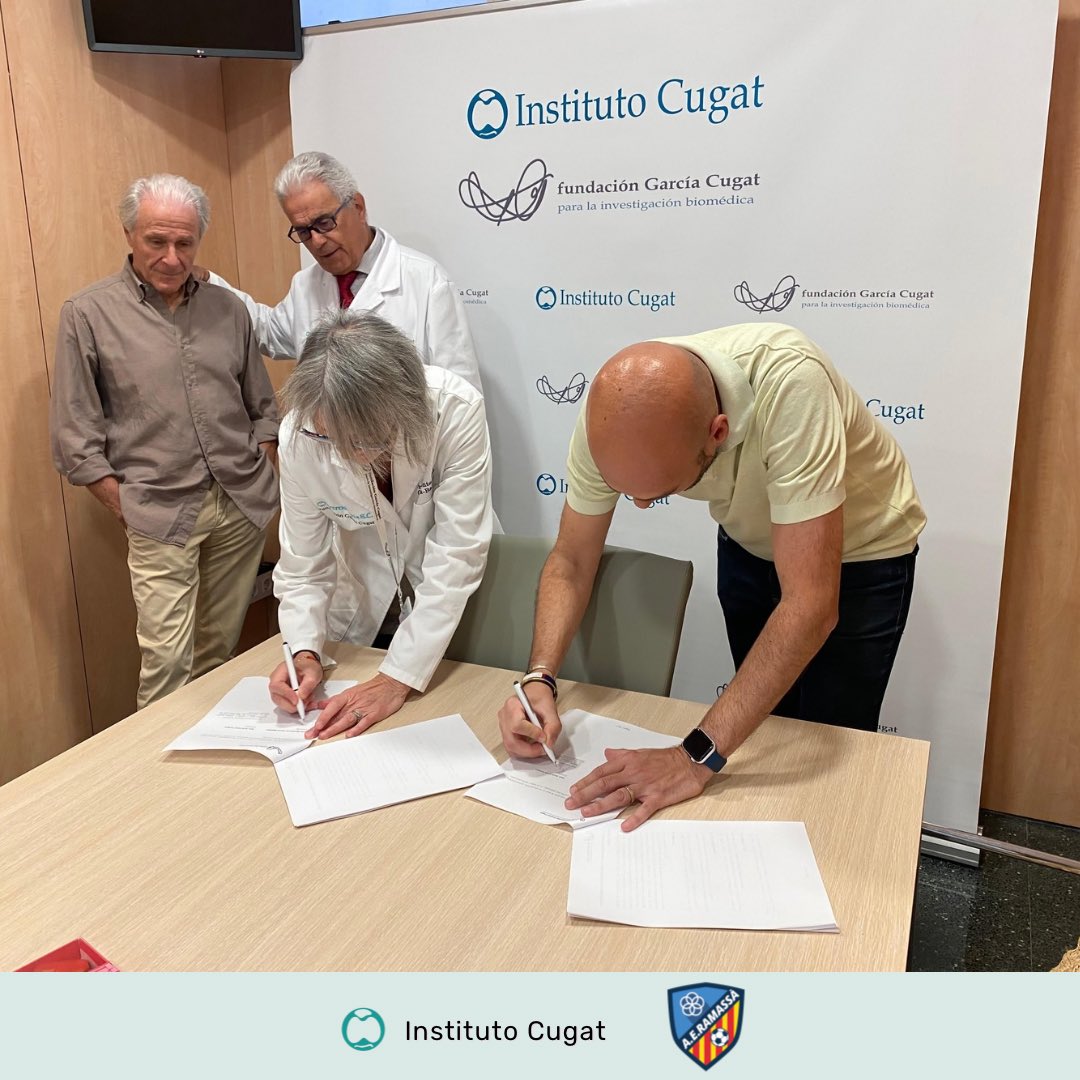 InstitutoCugat's tweet image. 😍Estamos muy felices de anunciarles el nuevo acuerdo de colaboración firmado entre la @FGarciaCugat y la @aeramassa para promover y apoyar proyectos de investigación en medicina deportiva y traumatología que beneficien a comunidades vulnerables. 

#ongd #acuerdo #investigacion
