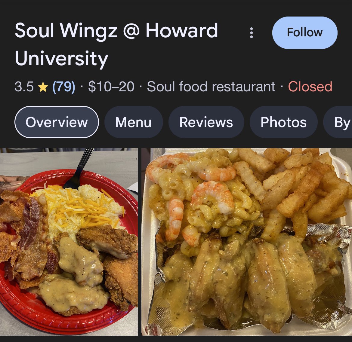 Found the plates Keith Lee posted. The pics came from Google reviews. Who suggested this place??!! I’ve never heard of them until now.