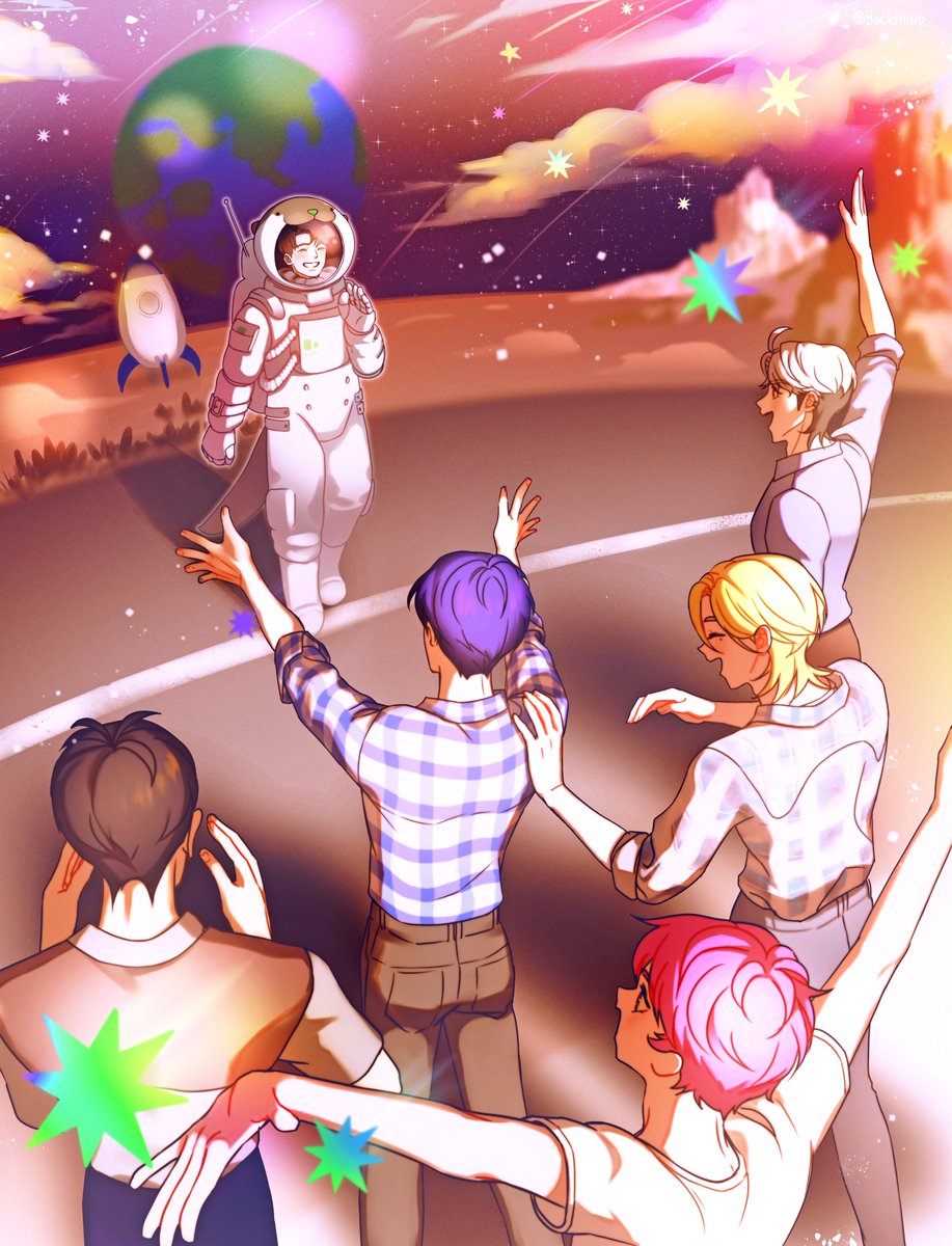 아스테룸에서 다시 만나요
💚💙💜💗❤🖤
#플레이브 #달디