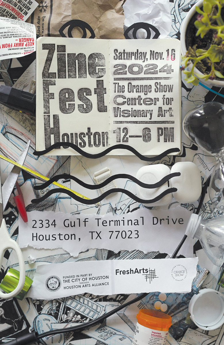🍿🤸🏾‍♂️Zine Fest Houston🤡🎪 tweet media